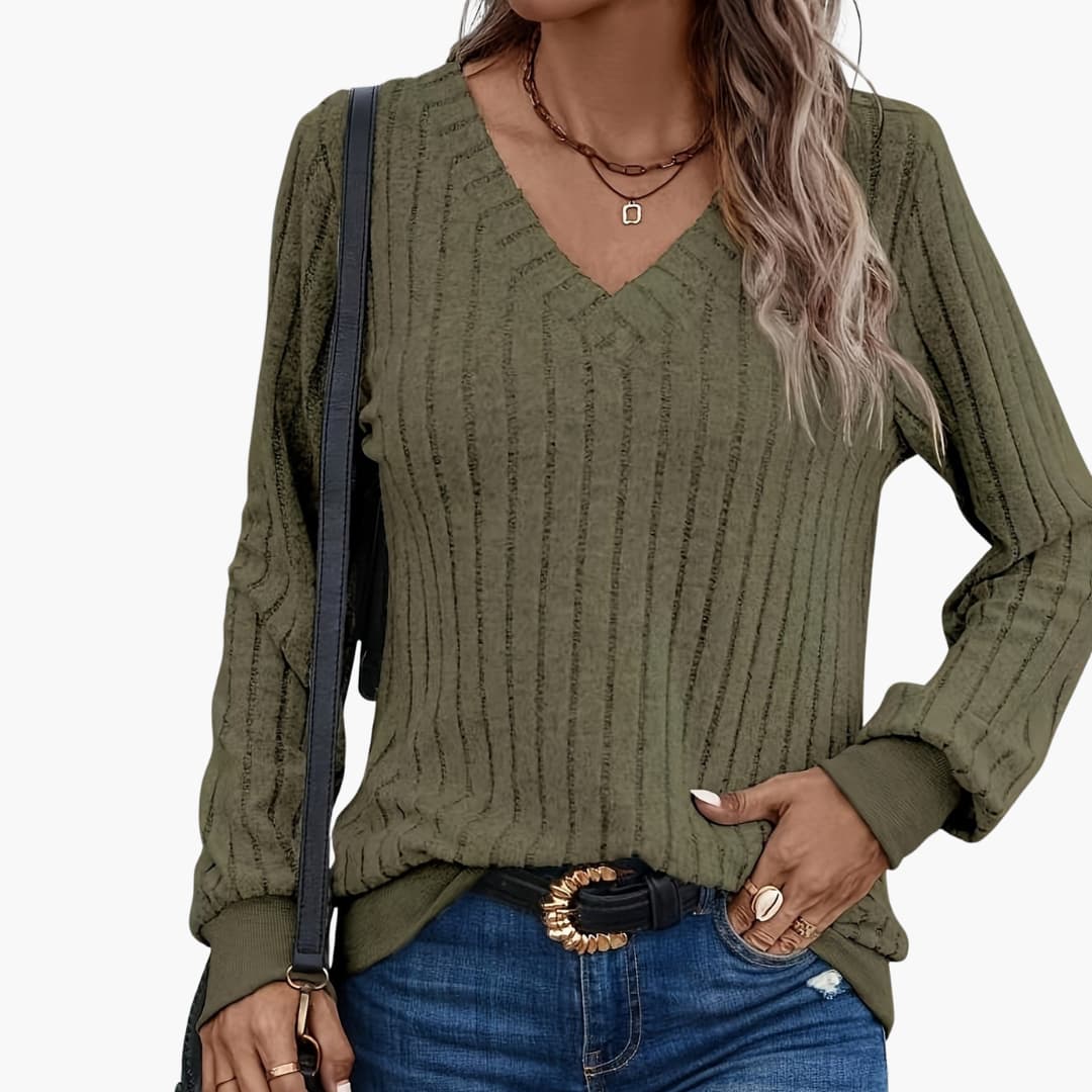 Ladies' Classic Crew Neck Long Sleeve Jumper