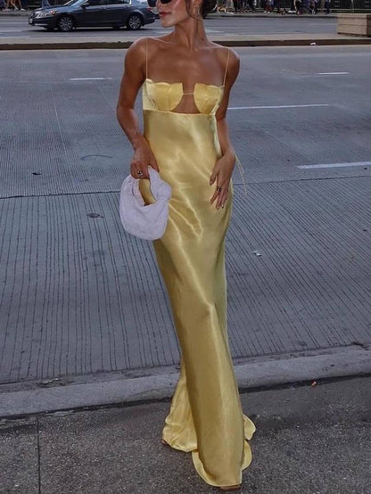 Elegant Cut Out Party Dress for Women