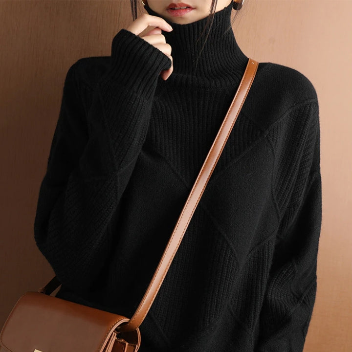 Elegant Sparkle Knit Sweater for Women