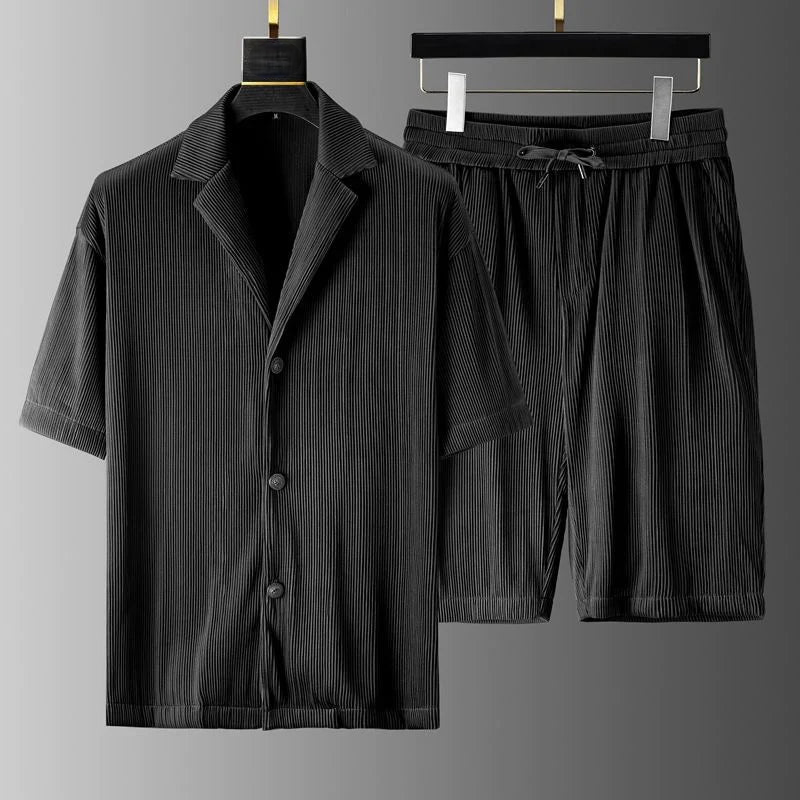 Comfortable Polo Shorts Set for Men - Casual Fit - Nocini