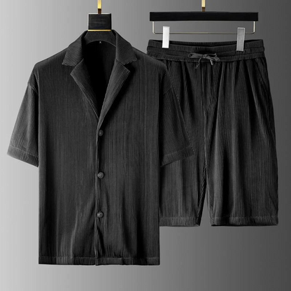 Comfortable Polo Shorts Set for Men - Casual Fit - Nocini