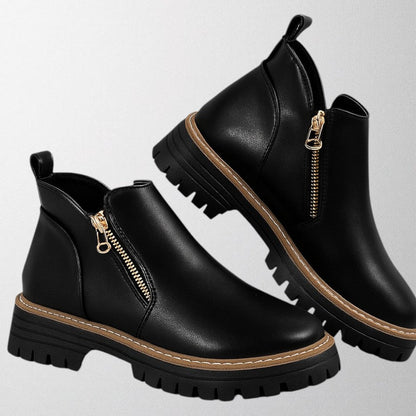 Low Heel Ankle Boots