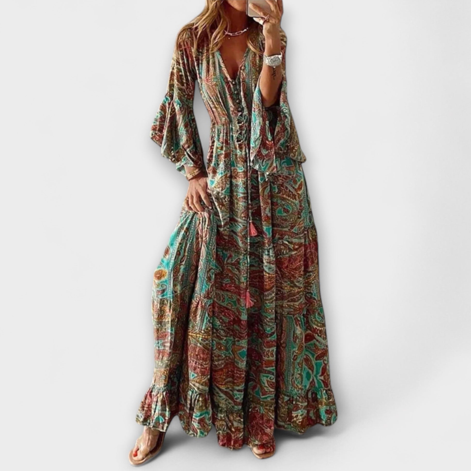 Vibrant Party Dress for Women - Nocini
