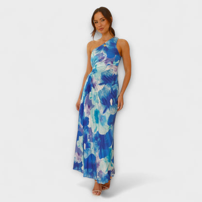 Elegant Cut Out Long Evening Dress for Women