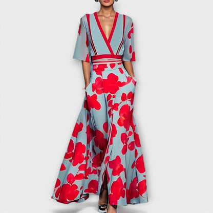 Elegant Flower Bodycon Dress for Women - Nocini