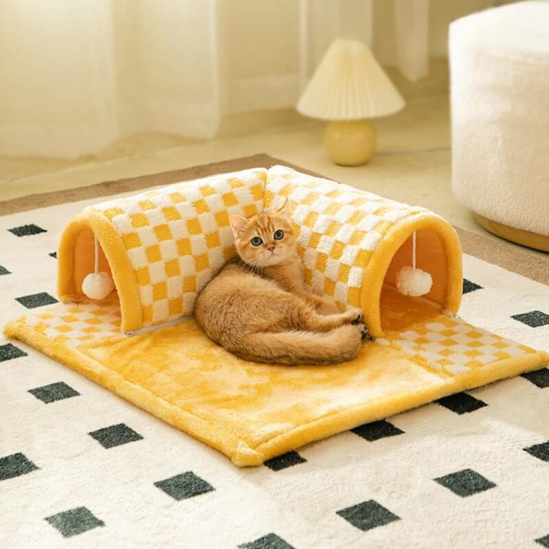 Cozy Pet Tunnel Bed Combo - Pexav