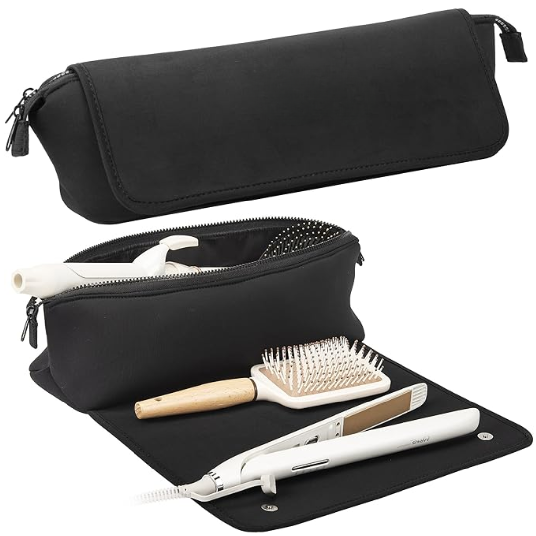 Portable Hair Styling Kit Bag & Heat Proof Mat - Pexav