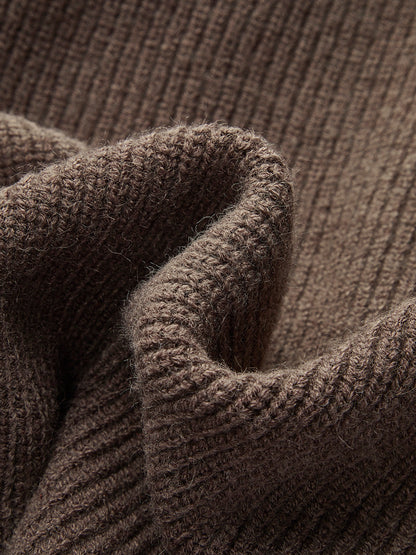 Textured Crew Neck Sweatshirt Dress