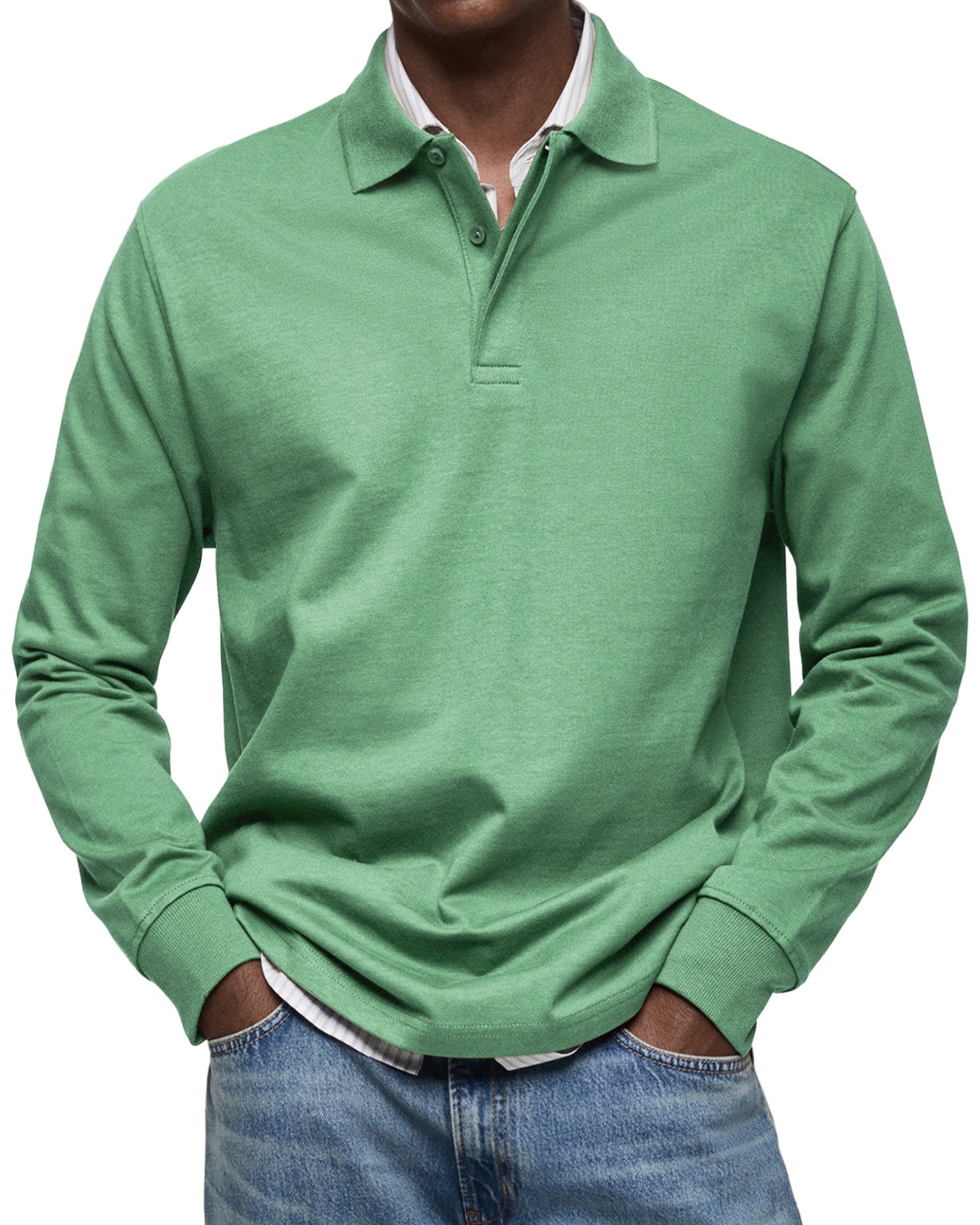 Classic Fit Men's Polo Shirt with Collar