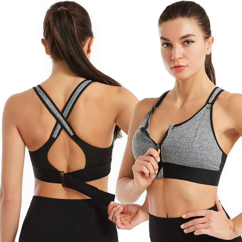 Soft Supportive Women's Sports Bra Set