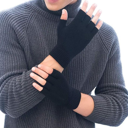 2-Pack Winter Knitted Fingerless Gloves - WarmFlex Set-Nora Luxe