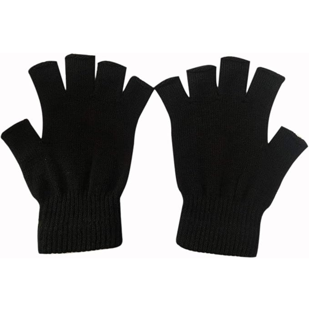 Cozy 2-Pack Thermal Fingerless Gloves Set - Pexav