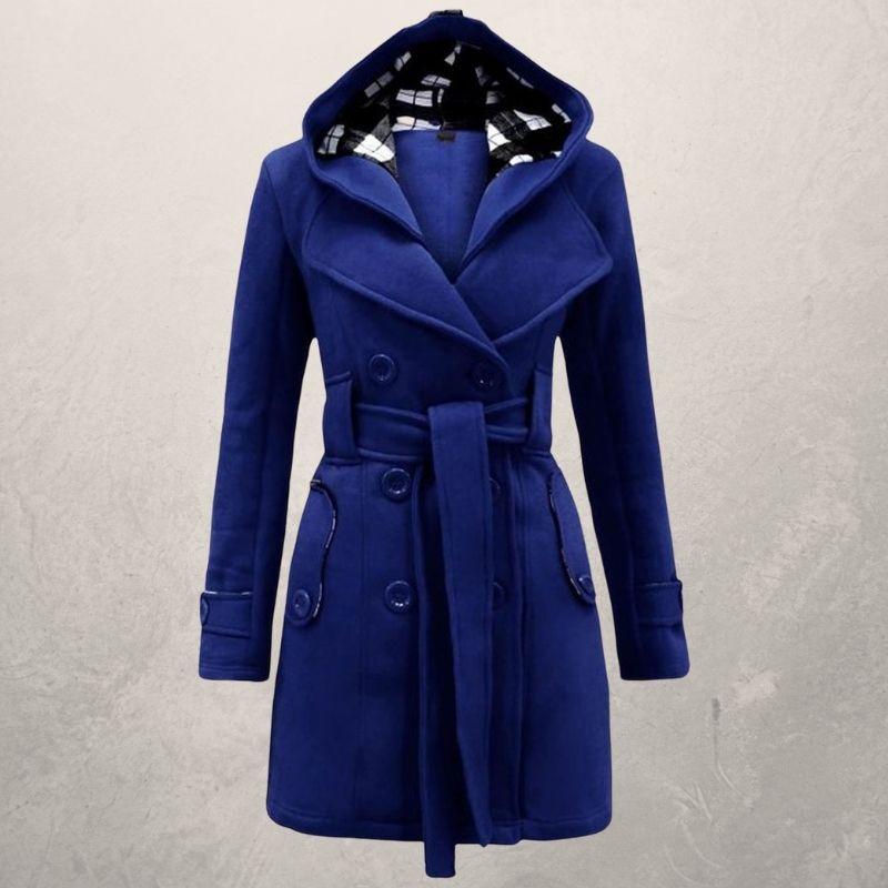 Ladies Waterproof Parka Coat with Hood and Fleece Lining