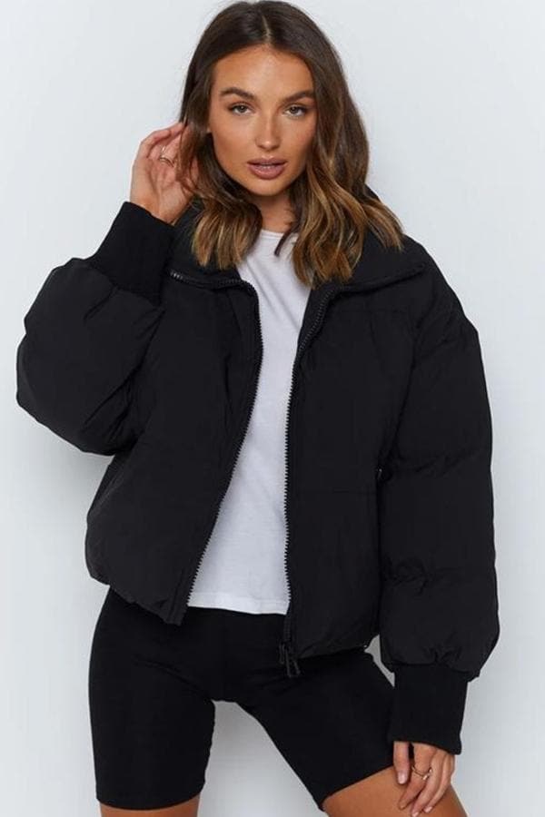 Warm Women's Quilted Puffer Coat