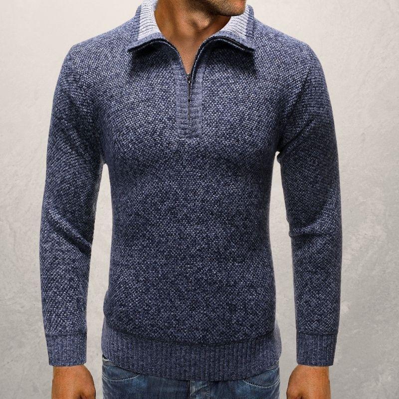 Men's Slim Fit Crew Neck Knit Sweater