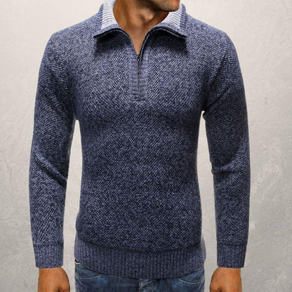 Men's Slim Fit Crew Neck Knit Sweater
