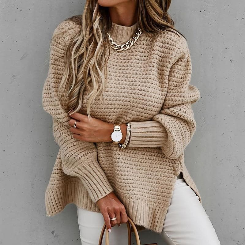 Cozy Oversized Women's Soft Knit Sweater - Nocini