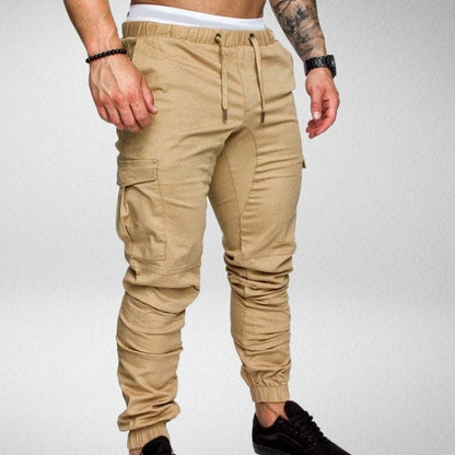Comfortable Men's Jogger Pants with Elastic Waist
