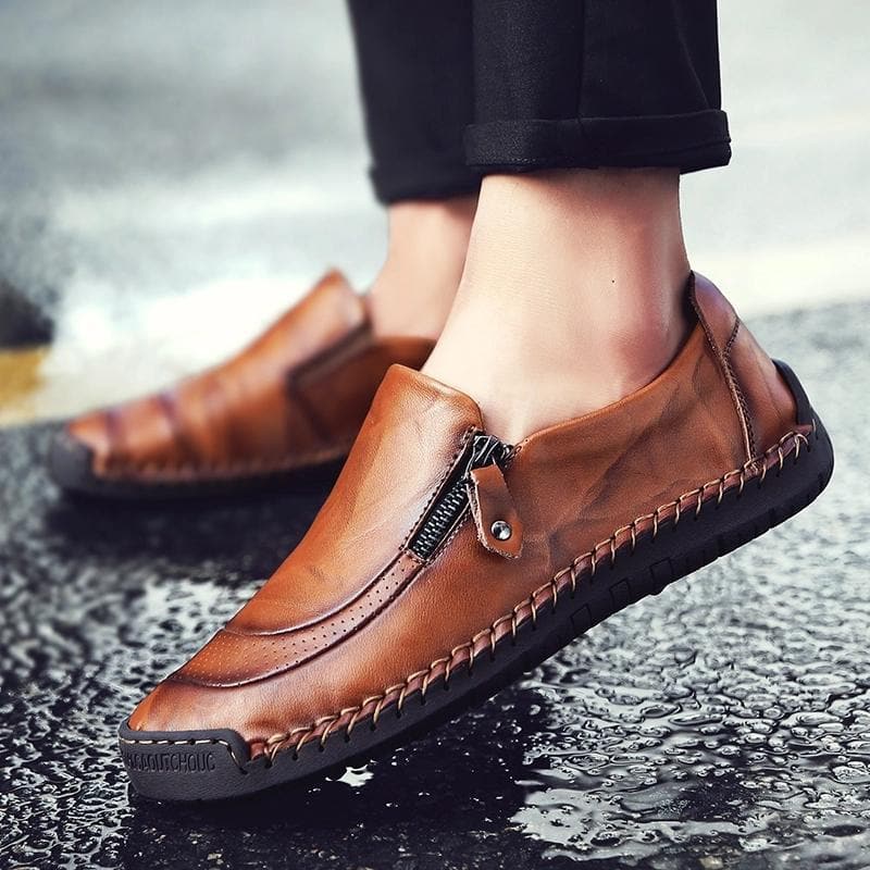 Comfortable Leather Slip On Shoes for Men - Nocini