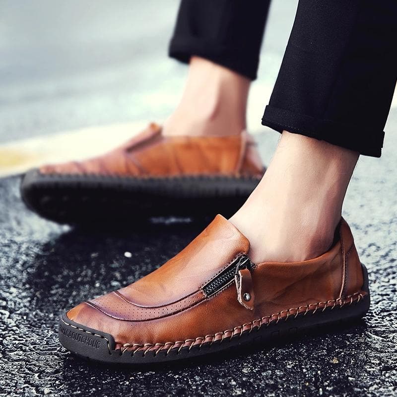 Comfortable Leather Slip On Shoes for Men