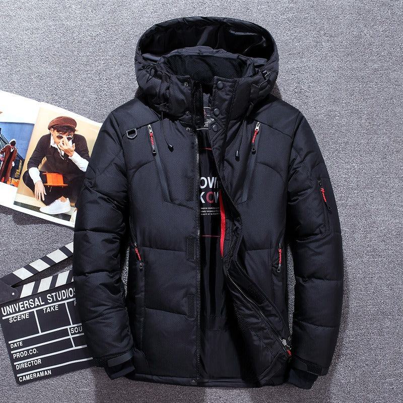 Warm Waterproof Men's Insulated Parka Coat - Nocini