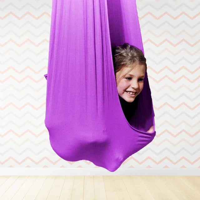 Fun Indoor Hanging Swing for Kids Relaxation Pod