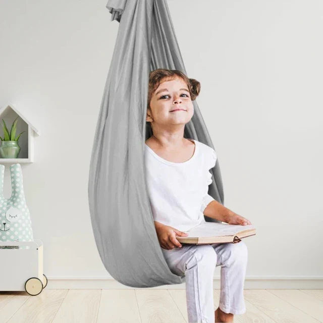 Fun Indoor Hanging Swing for Kids Relaxation Pod