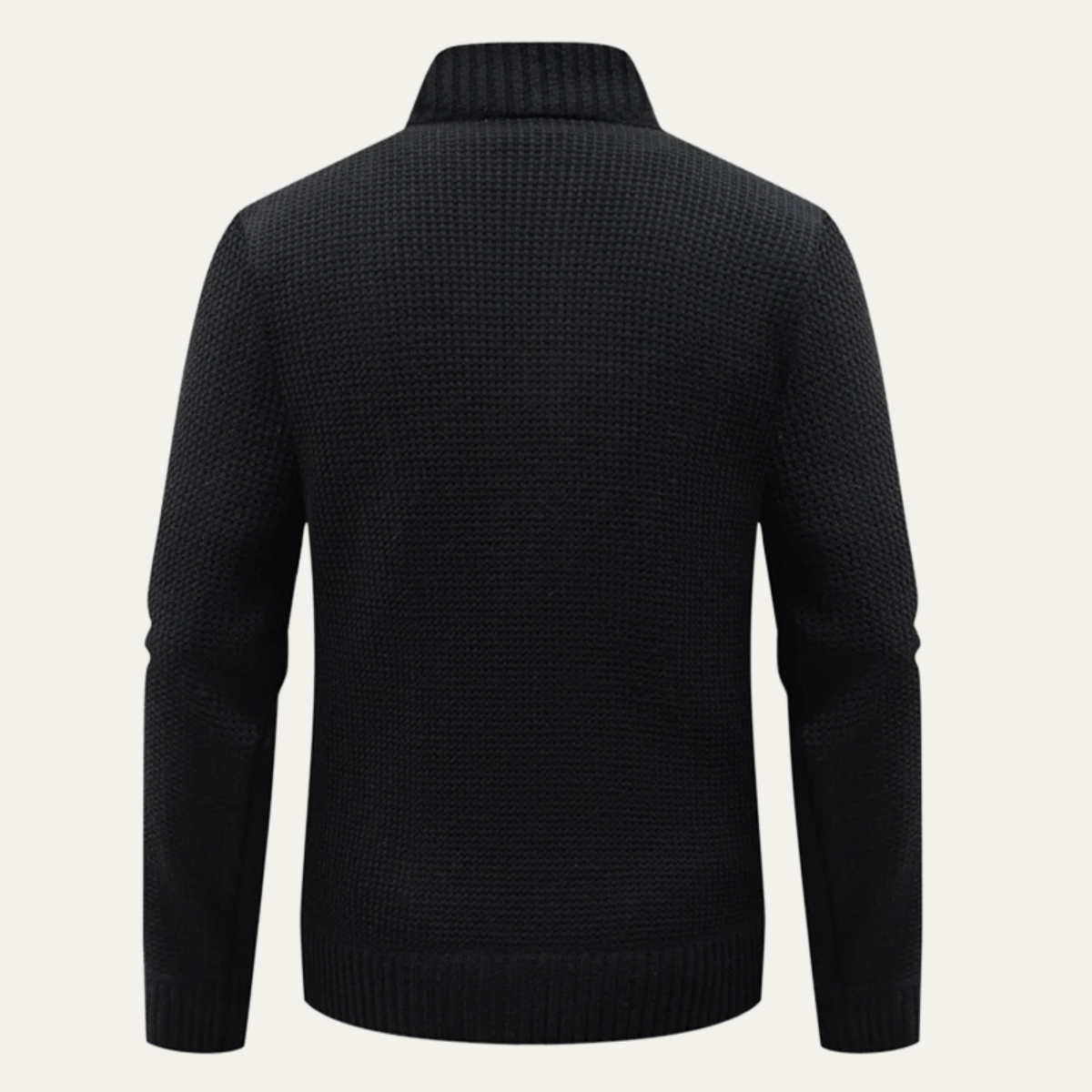 Men's Insulated Black Puffer Jacket Coat