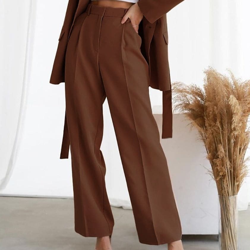 Women's High Waisted Wide Leg Pants Comfortable Fit