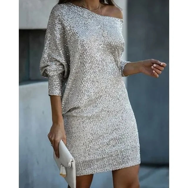 Glittery Night Out Party Dress
