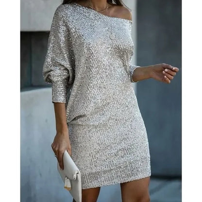 Glittery Night Out Party Dress