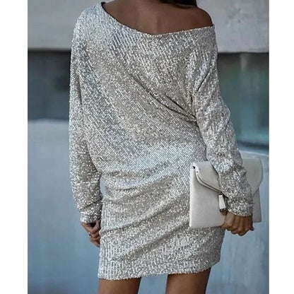 Glittery Night Out Party Dress