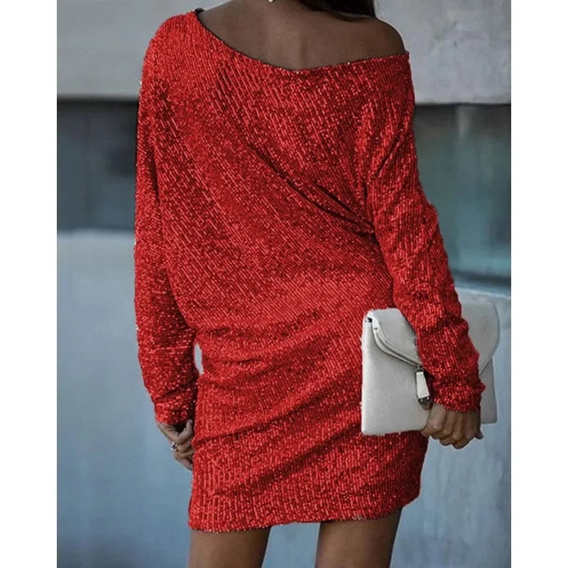 Glittery Night Out Party Dress