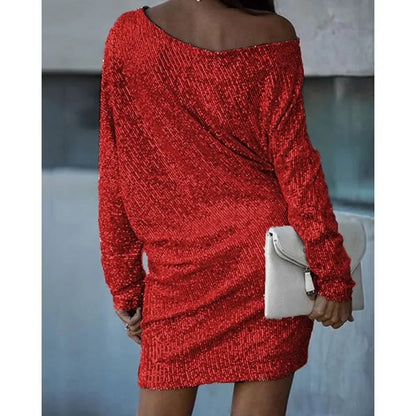 Glittery Night Out Party Dress
