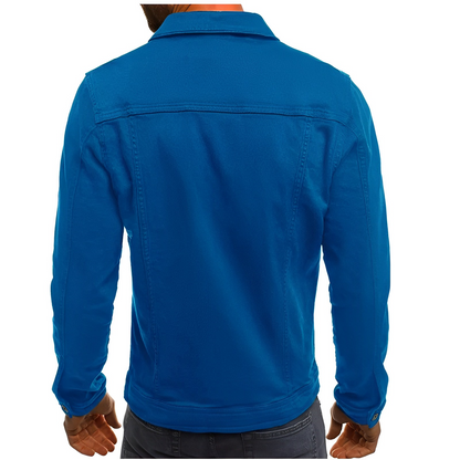Men's Breathable Blue Jean Jacket