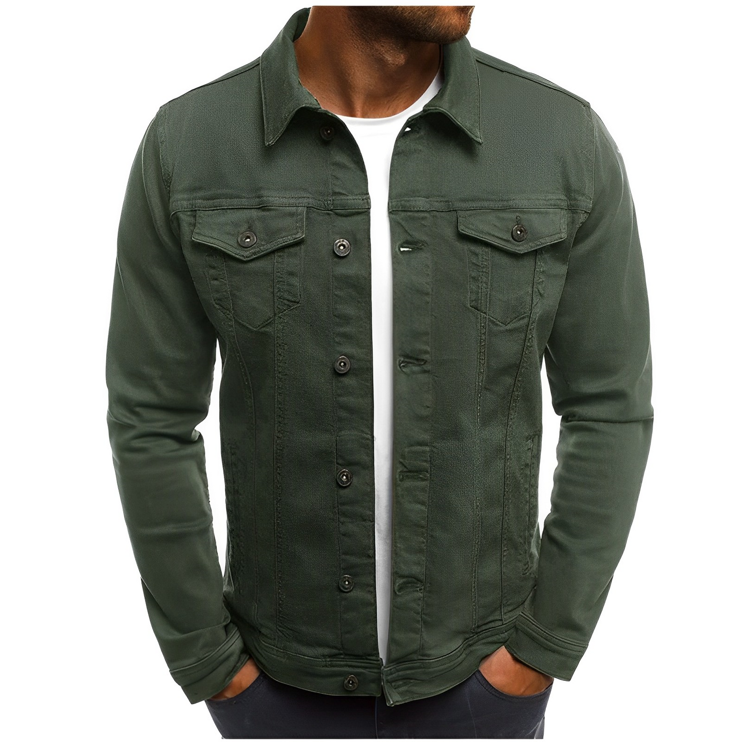Men's Breathable Blue Jean Jacket