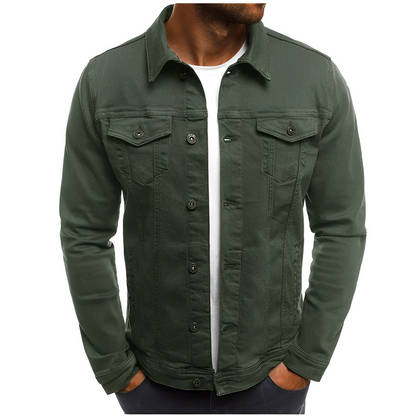 Men's Breathable Blue Jean Jacket
