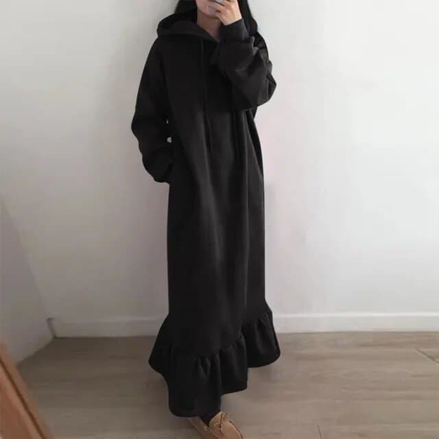 Comfy Women's Oversized Sweatshirt Dress - Nocini