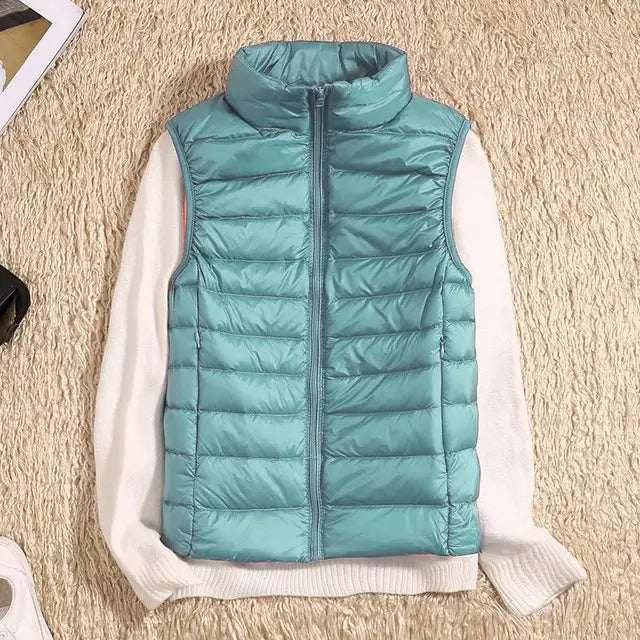 Slim Fit Quilted Puffer Vest