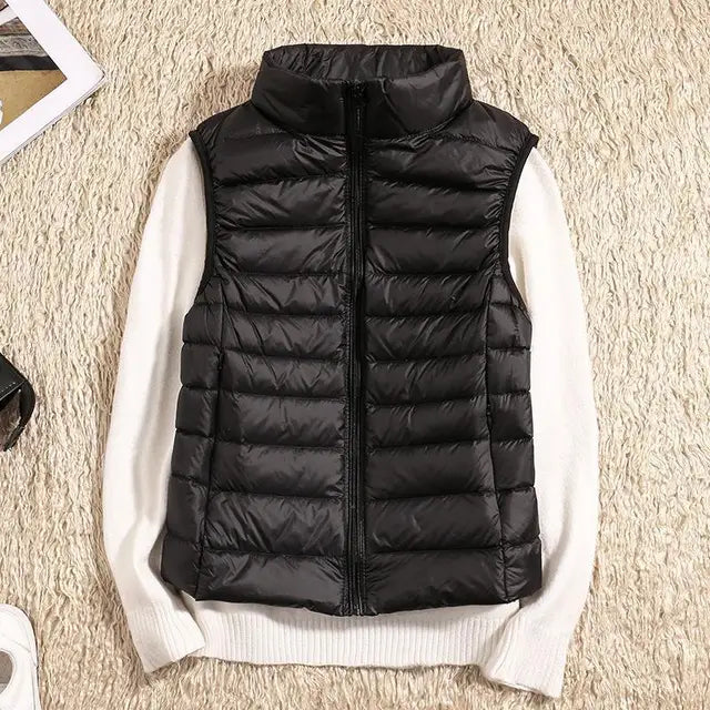 Slim Fit Quilted Puffer Vest