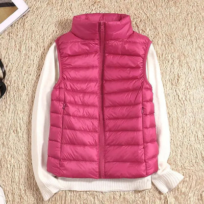 Slim Fit Quilted Puffer Vest