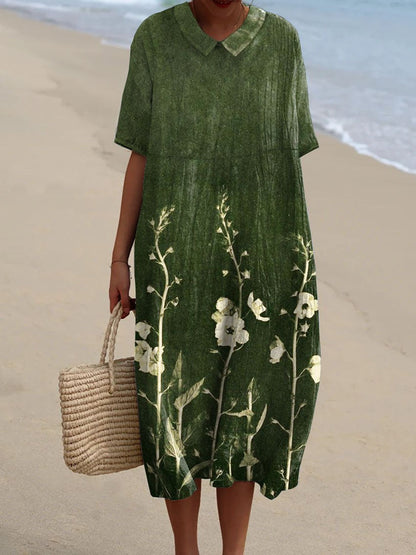 Vibrant Floral Women's Sundress for Summer