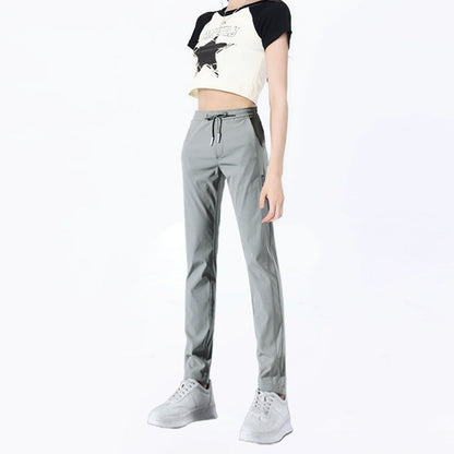 2025 New Models Unisex Quick-Dry Stretch Trousers-Light green (Female)-M-Nora Luxe