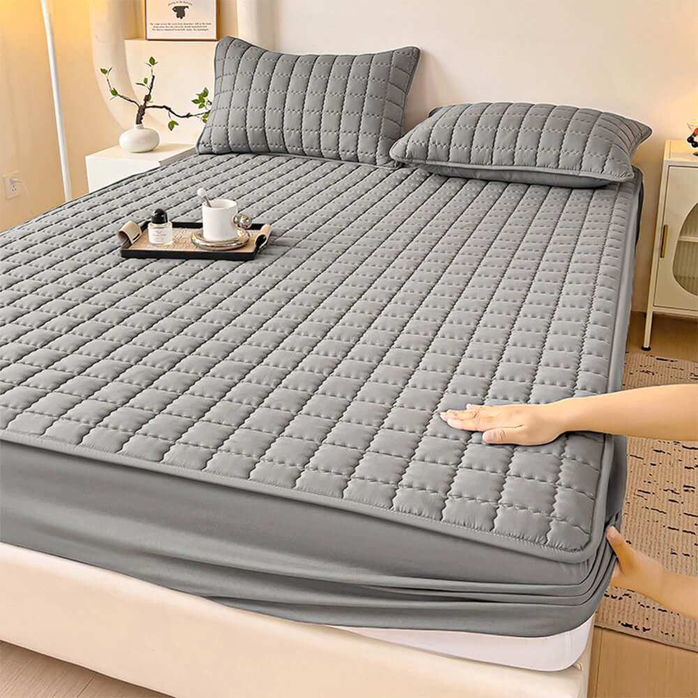Breathable Fitted Bed Sheet with Stretchy Edges - Nocini