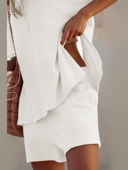Elegant High Slit Party Suit