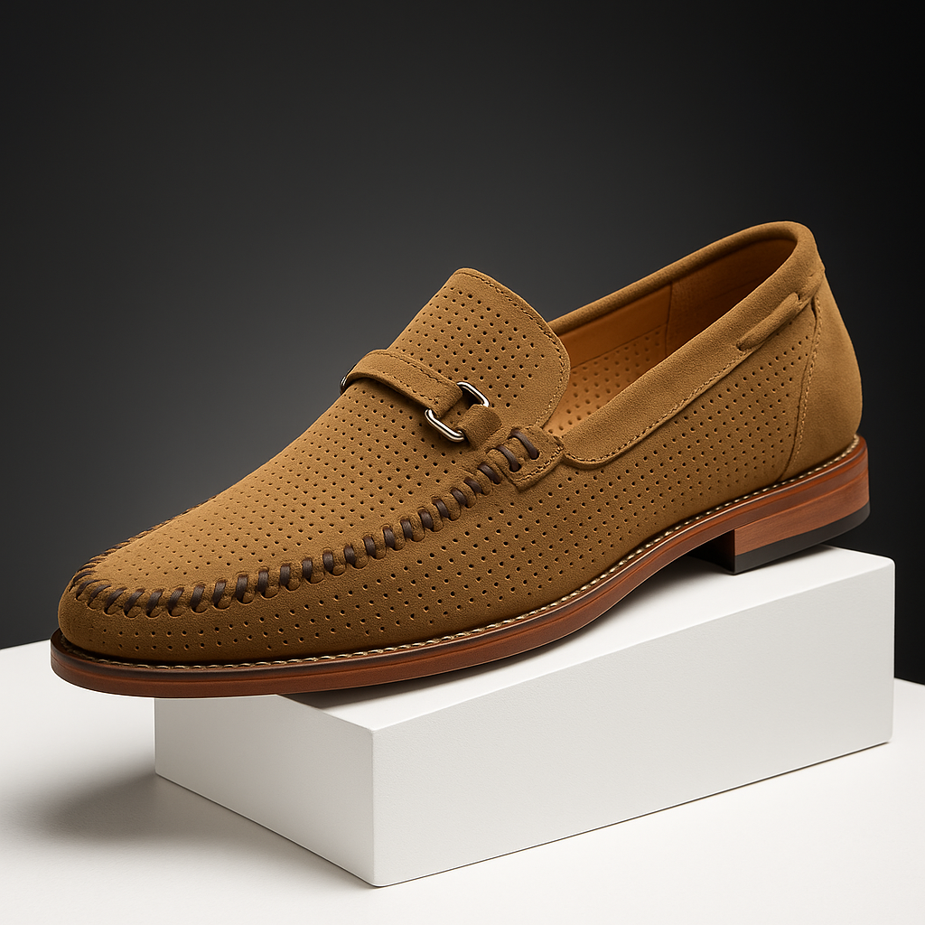 Breathable Slip On Loafers for Men - Comfortable Smart Shoes