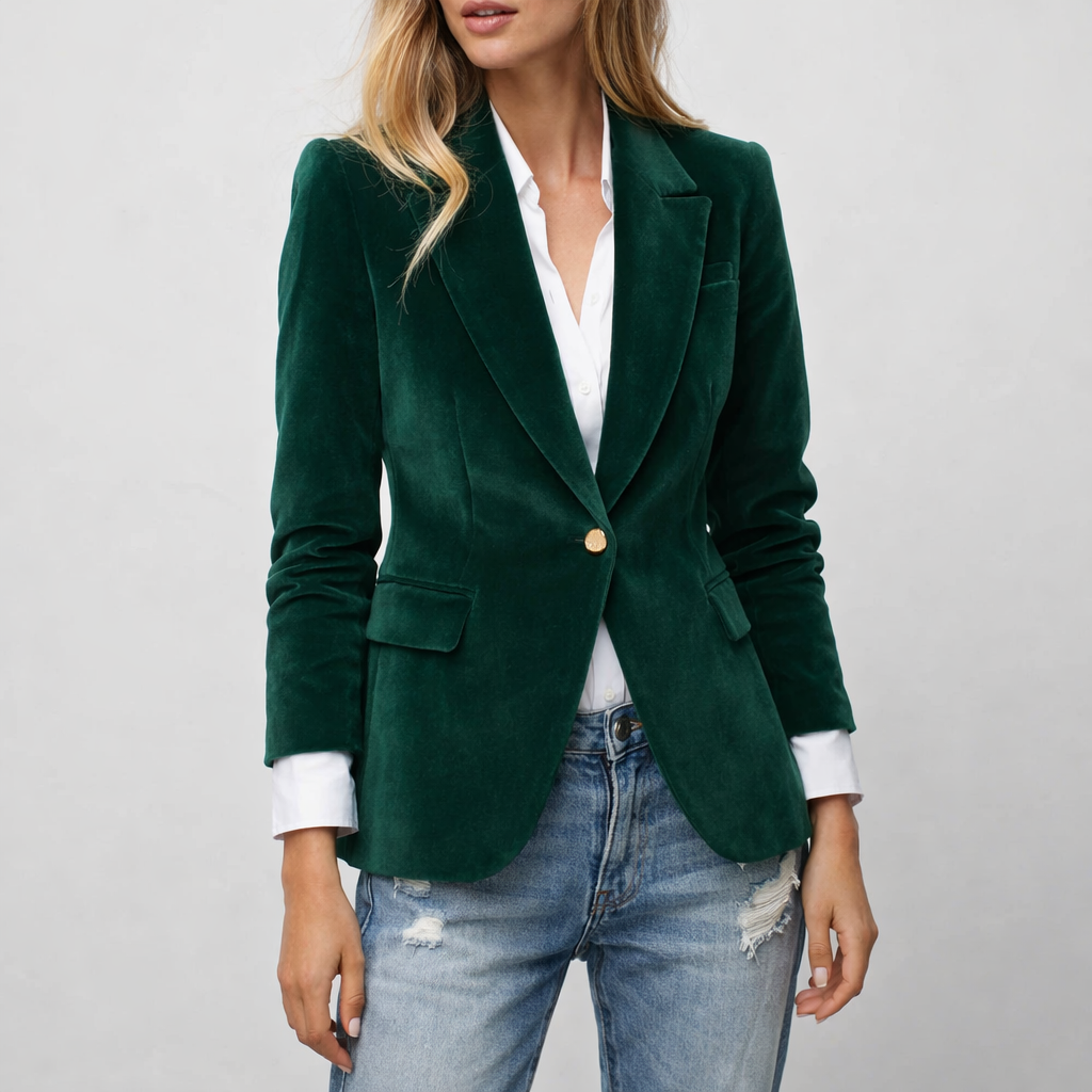 Elegant Ladies Soft Velvet Jacket - Nocini