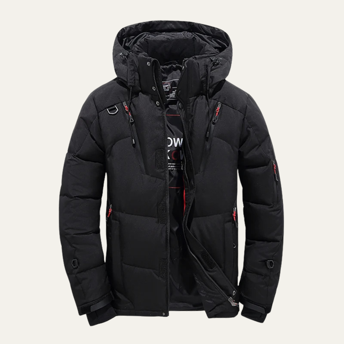 Warm Waterproof Men's Winter Parka Jacket with Hood - Nocini