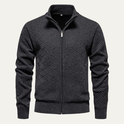 Men's Thick Knit Casual Warm Cardigan Sweater