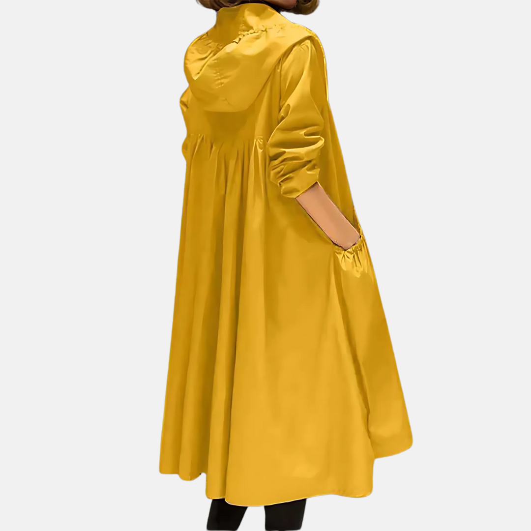 Ladies Waterproof Parka Coat Knee Length